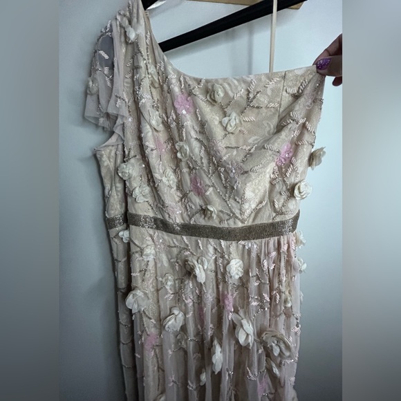 NWT MAC DUGGAL STYLE 9165 IN BLUSH GOLD SIZE 22 - Picture 8 of 10